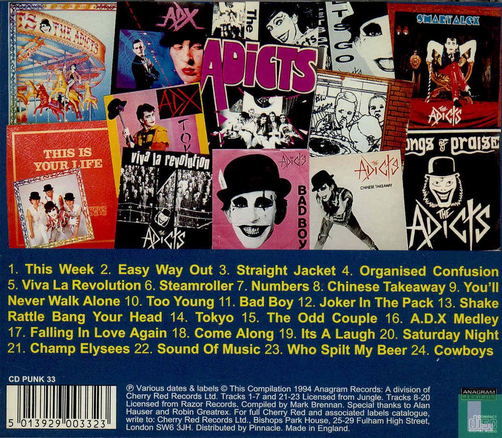 The complete Adicts singles collection