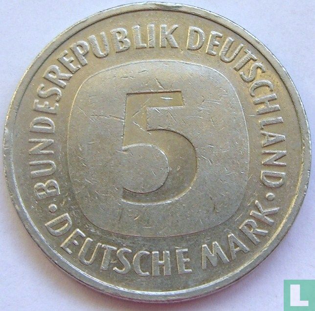 Germany 5 mark 1989 (D)
