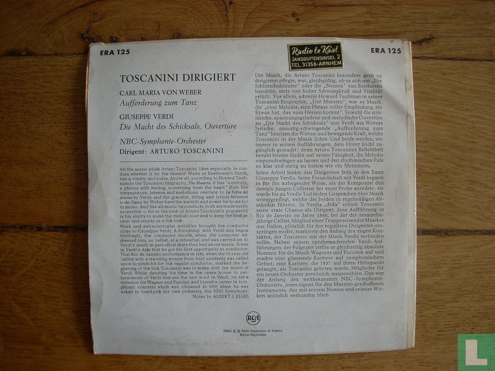 Toscanini dirigiert