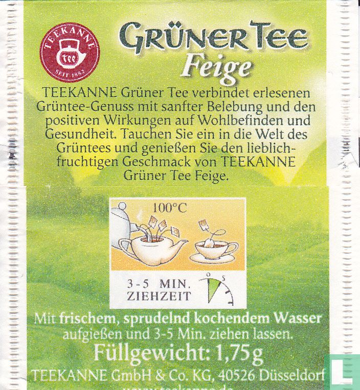 Grüner Tee Feige