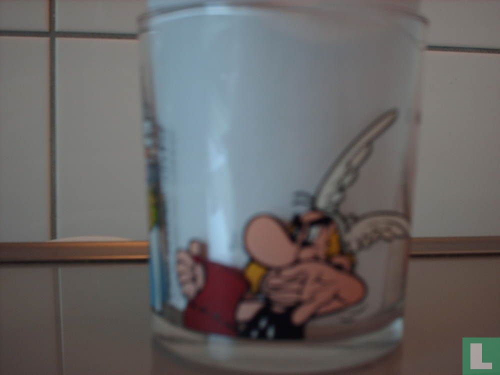Asterix Nutella glas