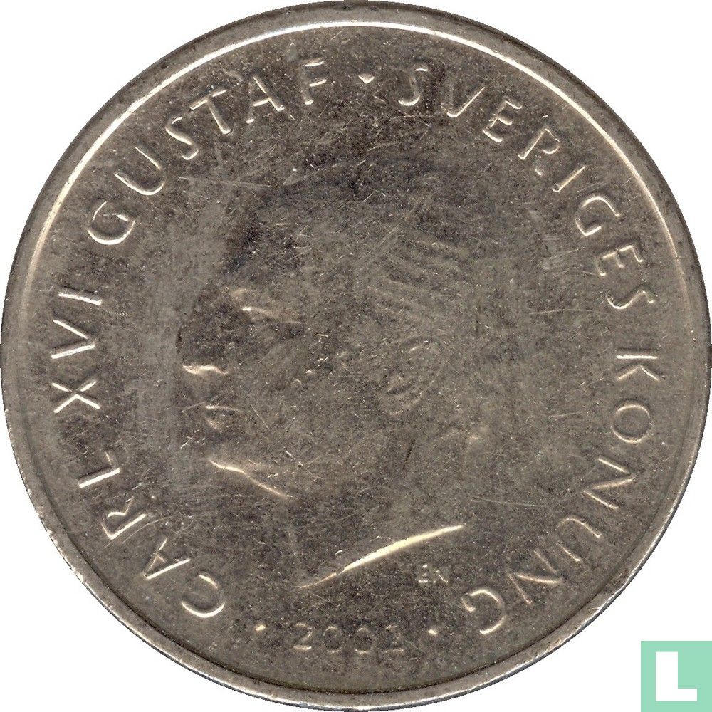 Suède 1 krona 2002
