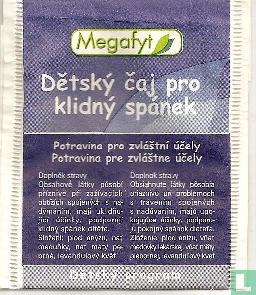 Detsky caj pro klidný spánek