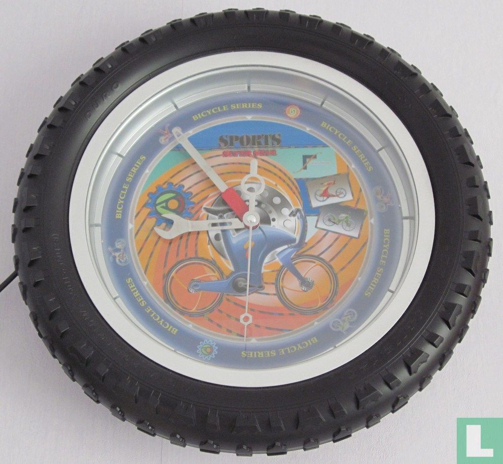 Klok moderne fiets