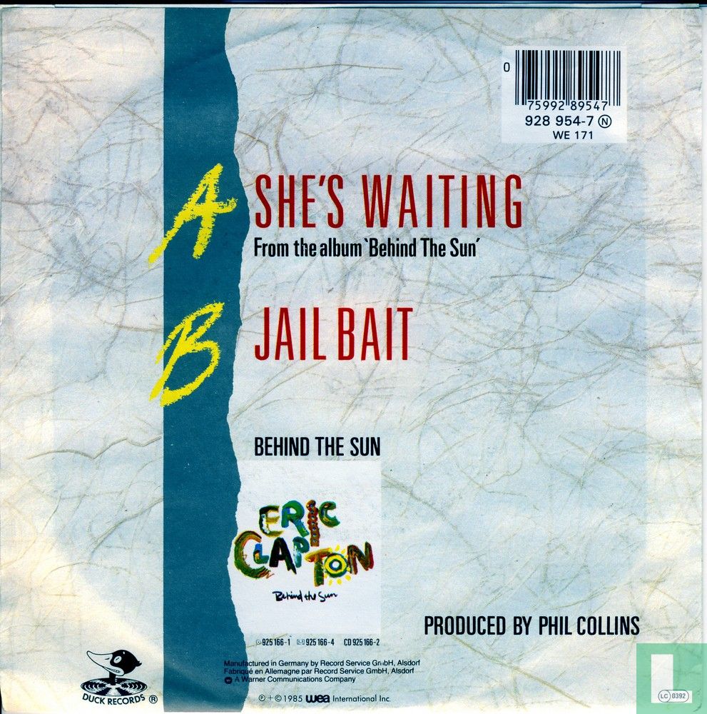 She is waiting