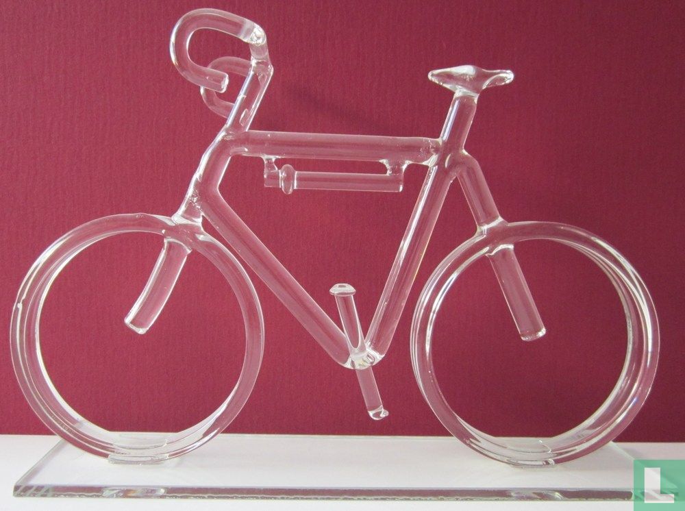Bicycle made of glass