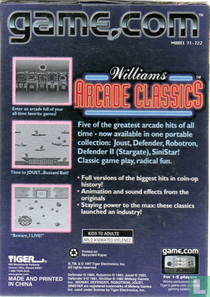 William's Arcade Classics
