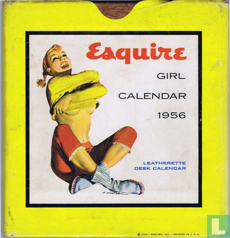 Esquire Girl Calendar 1956 (1955) - Esquire - LastDodo