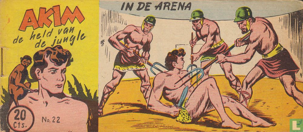In de arena