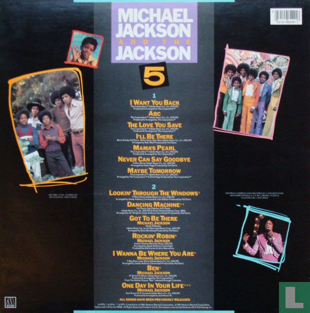 Michael Jackson and The Jackson 5: 14 greatest hits LP 6099 ML