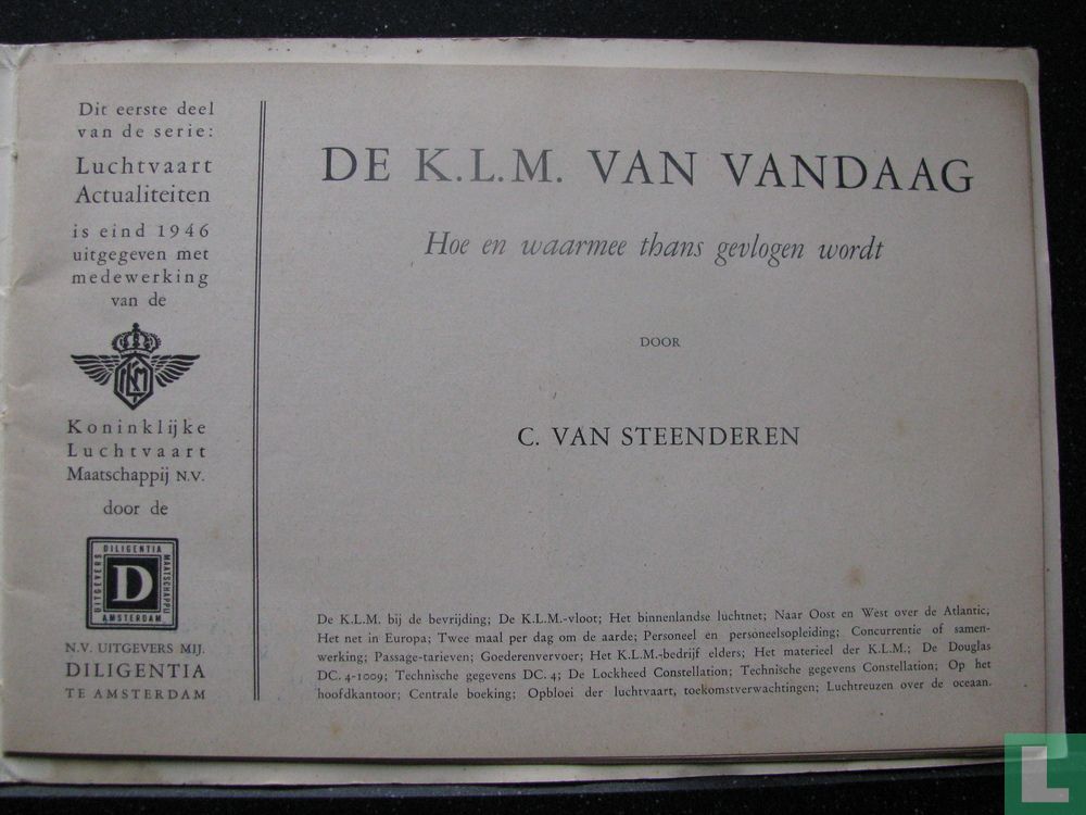 KLM van vandaag