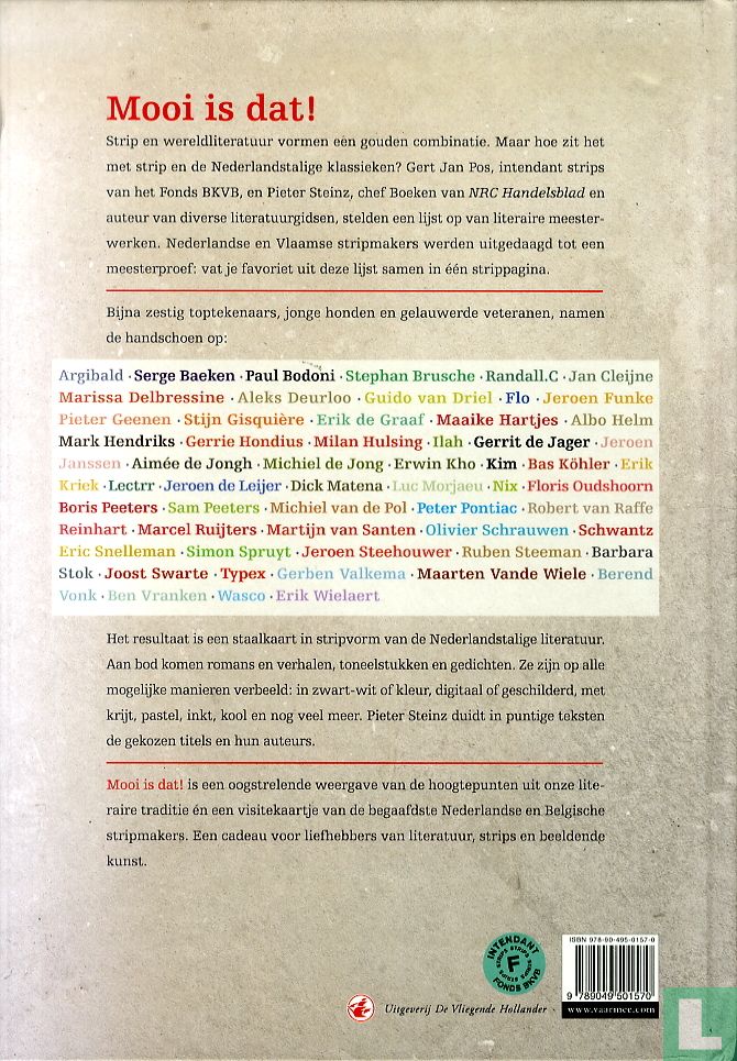 Mooi is dat! - Hoogtepunten van de Nederlandstalige literatuur verbeeld