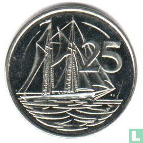 Kaimaninseln 25 Cent 2002