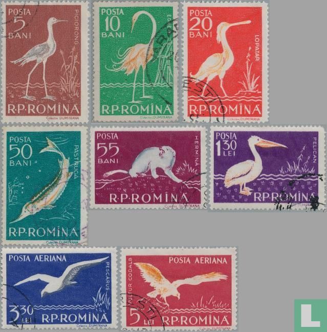 Faune du delta du Danube (1957) - Roumanie - LastDodo