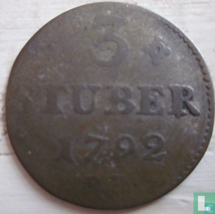 Jülich-Berg 3 stüber 1792