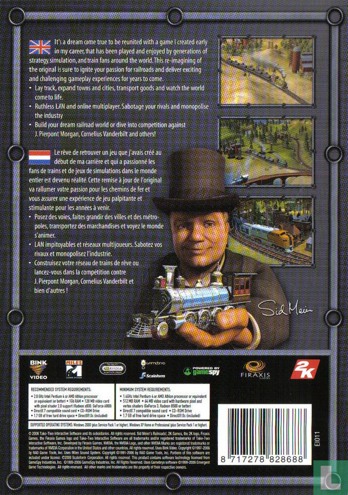 Sid Meier's Railroads!                     