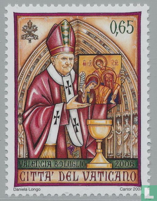 Reizen van Paus Benedictus XVI in 2006 0,65 (2007) - Vaticaanstad ...
