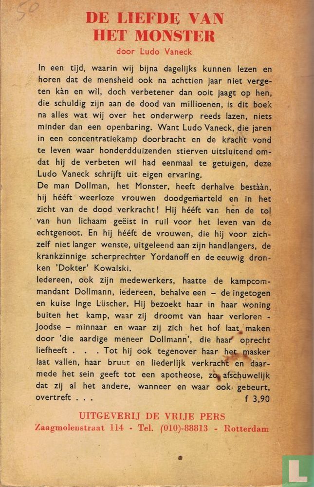 De liefde van het monster