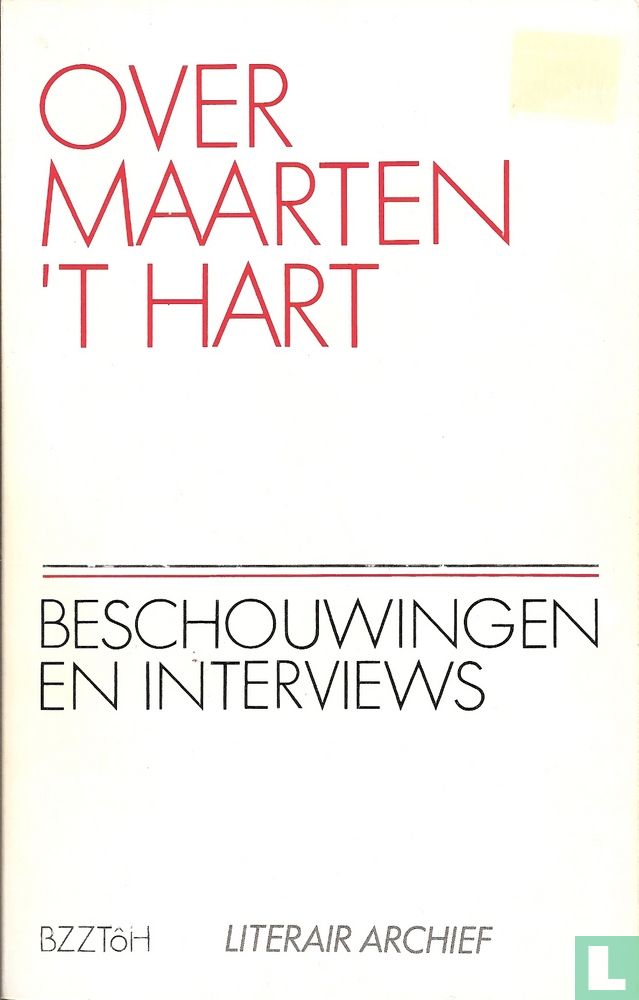 Over Maarten 't Hart