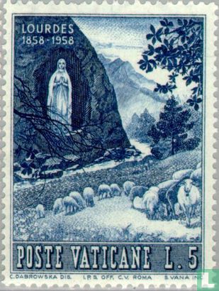 Mariaverschijning Lourdes 100 jaar