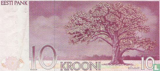 Estonie 10 Krooni - Image 2