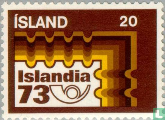 Postzegeltentoonstelling ISLANDIA