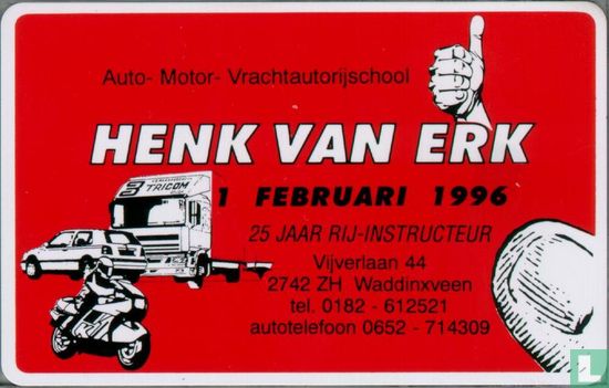 Henk van Erk, 25 jaar rij-instructeur