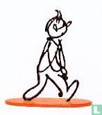 Alph-Art Tintin - 7 cm - orange SOCl