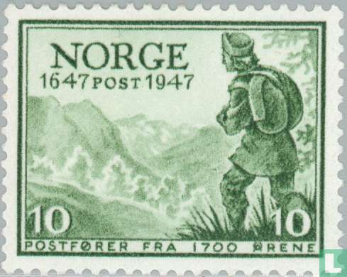 300 years Norwegian post