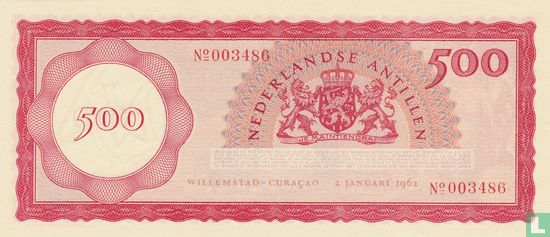  Nederlandse Antillen 500 Gulden  - Afbeelding 2