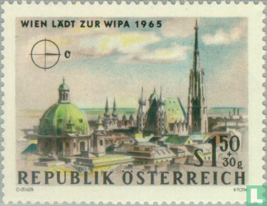 Postzegeltentoonstelling WIPA 1965