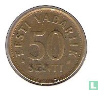 Estonia 50 senti 1992 - Image 2