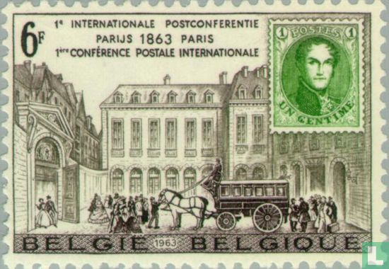 Centenaire de la première conférence postale à Paris