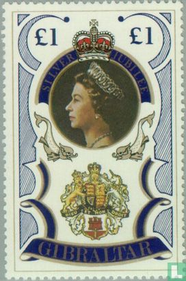 Zilveren jubileum koningin Elizabeth II 
