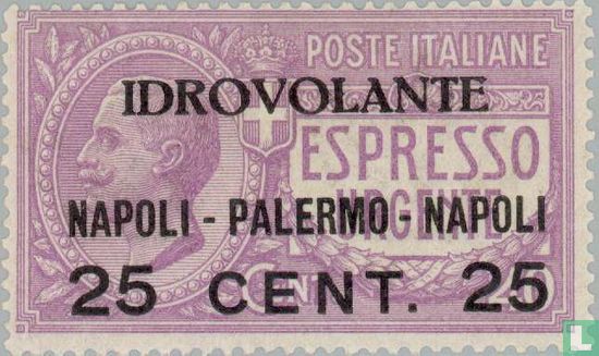Naples-Palermo airmail flight