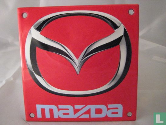 Emaille Bord : ''Mazda''