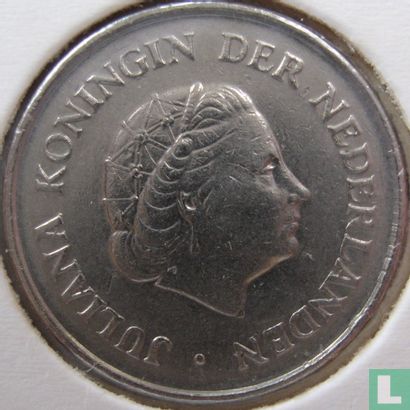 Netherlands 25 cent 1969 (rooster) - Image 2