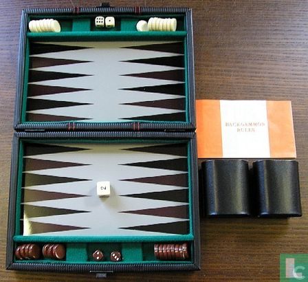 Backgammon in kleine koffer - Image 2