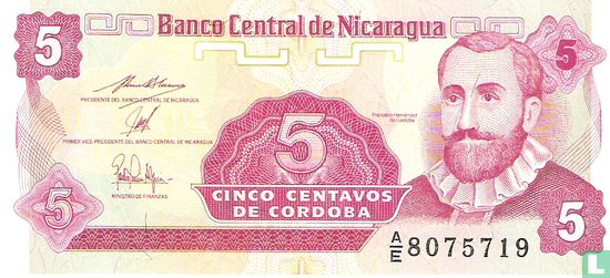 Nicaragua 5 Centavos - Image 1