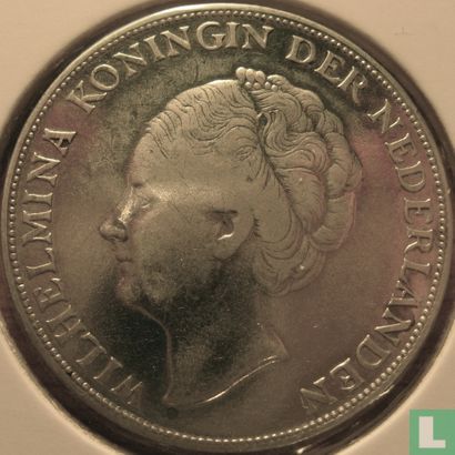 Niederlande 1 Gulden 1943 (servieren Niederländisch-Ostindien) - Bild 2