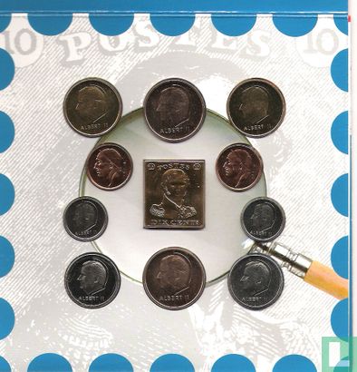 Belgium mint set 1999 "150 years of stamps in Belgium" - Image 3