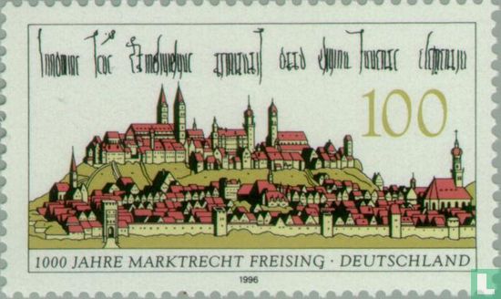 1000 jaar marktrechten voor Freising