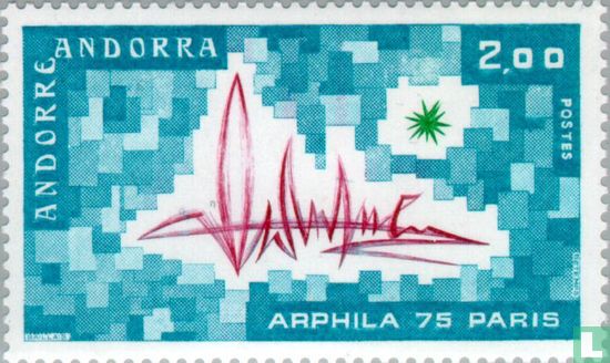 Postzegeltentoonstelling Arphila '75