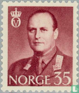  Le roi Olav V de Norvège