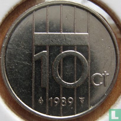 Netherlands 10 cents 1989 - Image 1
