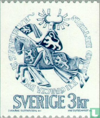 Siegel von Erik Magnusson 1306