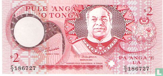 Tonga 2 Pa'anga ND (1995) - Image 1