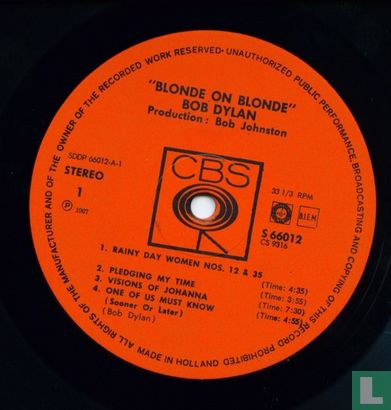 Blonde on Blonde - Bild 3