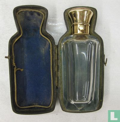 Hollands parfumflesje gouden montuur - Image 1