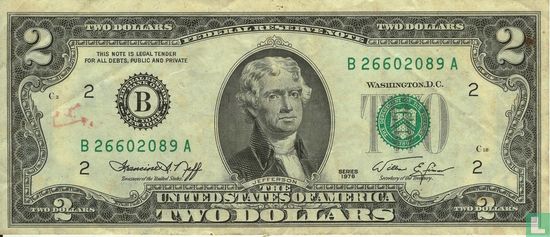 Verenigde Staten 2 Dollars B - Afbeelding 1